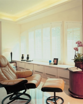Painted Wood Plantation Shutters